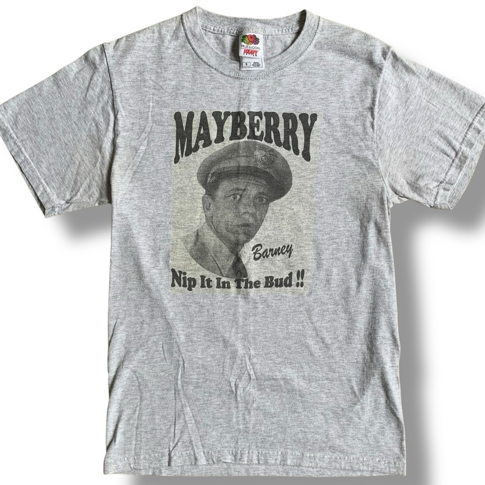 Vintage The Andy Griffith Show Barney T-Shirt Sz Small Grey Mayberry NC TV Show
